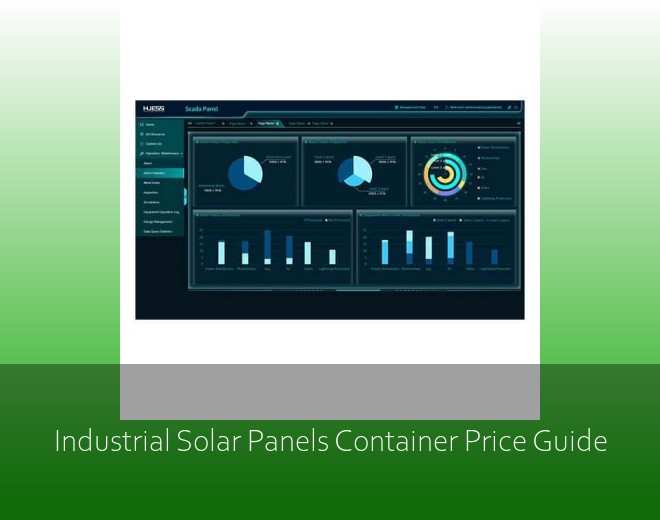 Industrial Solar Panels Container Price Guide